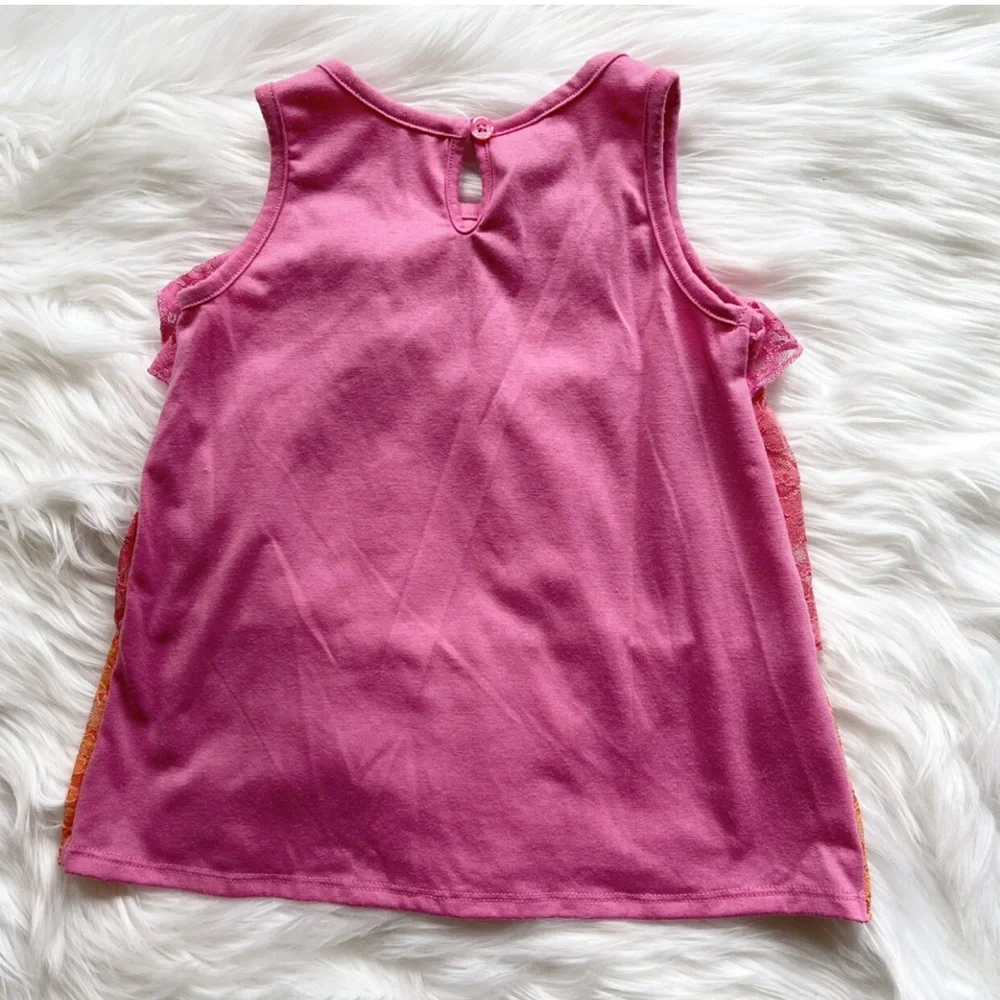 VTG HealthTex 3 Tier Sleeveless Ruffle Dress, Sz 3T - Picture 3 of 5